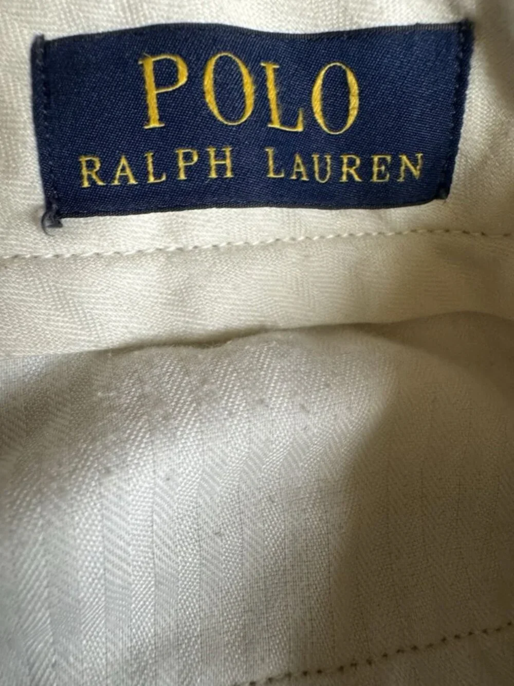 Polo Ralph Lauren Classic Fit Chino Pants Men’s 33x32 Khaki Beige 100% Cotton